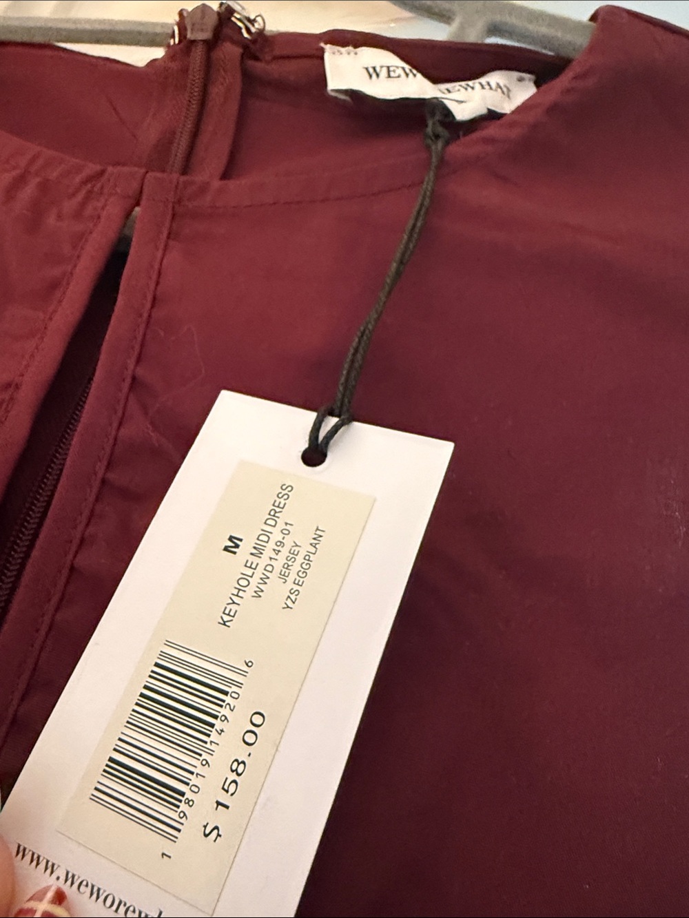 WeWoreWhat Burgundy Sleeveless Maxi Dress - Picture 5 of 5